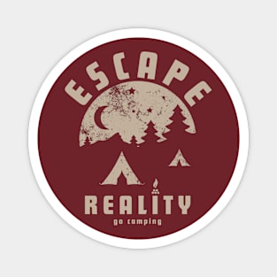 Escape Reality, Go Camping Magnet